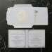 Embossing Invitation Card With Paper Box Elegant Invitation Card Customized